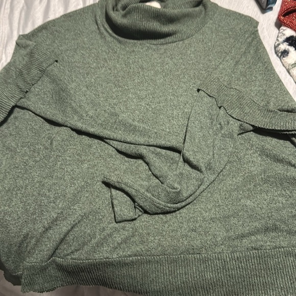 Anthropologie  Postmark green boxy sweater small - Picture 3 of 7